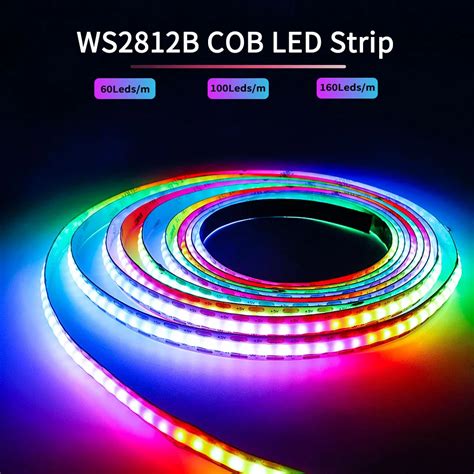 Bande Lumineuse Led Cob Ws B Diodes M Haute Densit