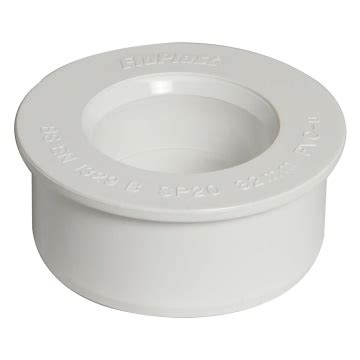 FloPlast 40mm White Solvent Weld Boss Adaptor Selco