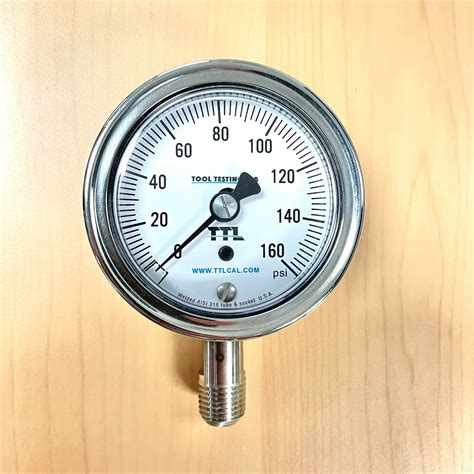 TTL 2.5" ANALOG PRESSURE GAUGE - Tool Testing Lab Inc.