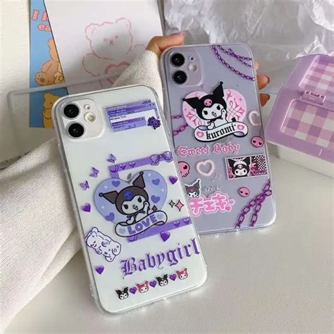 Kuromi My Melody Anime Phone Case Kawaii Store KawaiiMerch