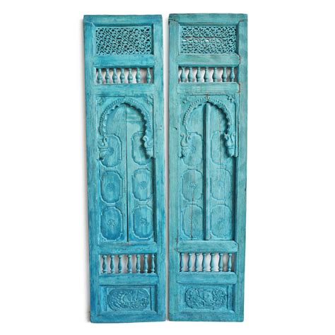 Antique Blue India Shutter Doors Furniture | Design MIX Gallery