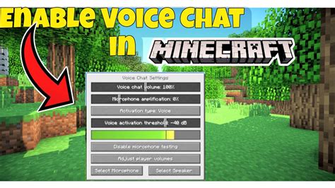 How To Enable A Voice Chat In Minecraft Server Java Pe Minecraft