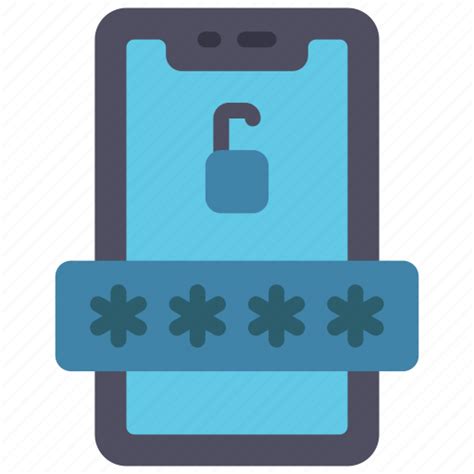 Unlock Passcode Cellular Device Password Icon Download On Iconfinder