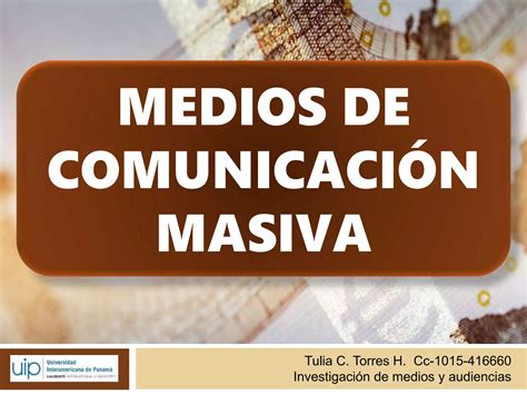 Medios De Comunicación Masiva Ppt