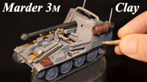 Is It CLAY Marder 3M German Tank Destroyer Of The WWII Full