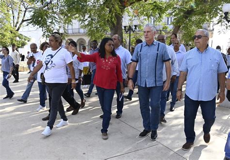 D Az Canel En Guanabacoa Viva El Pueblo Cubano Que Resiste Y Sigue