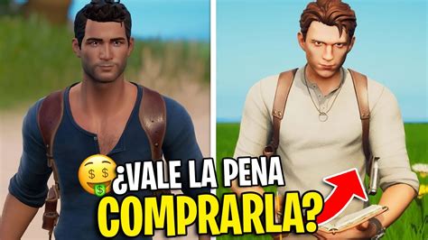 VALE La PENA COMPRAR La SKIN De NATHAN DRAKE En FORTNITE GAMEPLAY