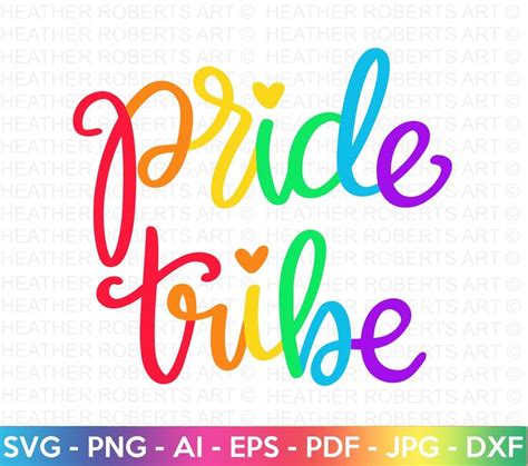 Pride Tribe Svg Lgbtq Svg Gay Svg Pride Svg Rainbow Svg Gay Pride