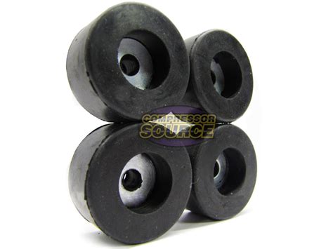 Set Of Air Compressor Rubber Feet Replacement Foot Mount New