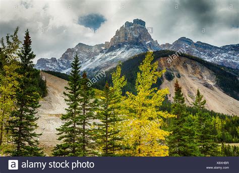 Cathedral Mountain Yoho National Park High Resolution Stock Photography