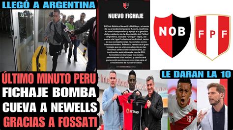 Es Oficial 🚨🇵🇪 Cueva Es Nuevo Jugador De Newells 🏆 LlegÓ A Argentina ⚽️