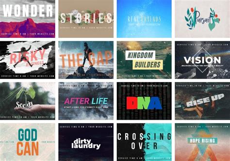 Sermon Series Graphics By Ministry Designs