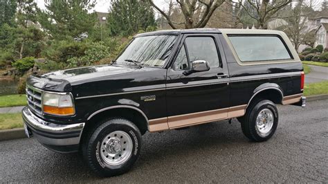 1994 Ford Bronco Eddie Bauer Edition 4x4 Only 47457 Original Miles Classic Ford Bronco