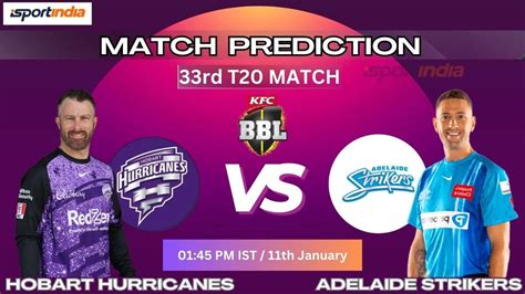 Hobart Hurricanes Vs Adelaide