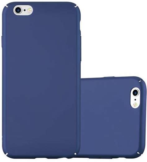 Cadorabo Hoesje Voor Apple Iphone Plus S Plus In Metaal Blauw