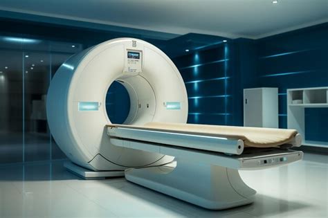 Premium Ai Image Mri Machine In A Hospital Room Generative Ai