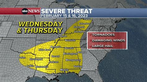 Video Severe Weather Expected In Parts Of Us Abc News