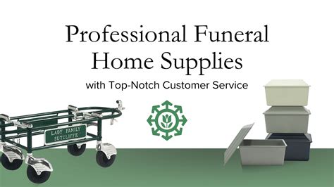 Professional Funeral Home Supplies with Top-Notch Customer Service - Holland Supply