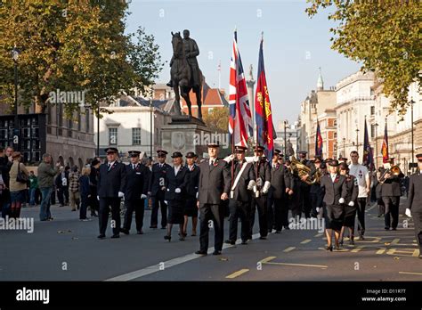 The Salvation Army marching at London Remembrance Day ceremony, London ...