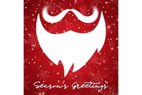 Santa Beard Background Graphic by KJPargeter Images · Creative Fabrica