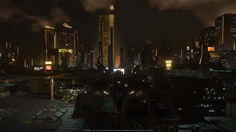 Star Citizen Ptu Lorville Cityscape First Look At The