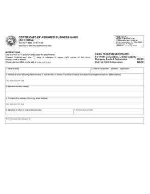 Certificate Of Fictitious Business Name Form Fill Out And Sign