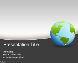 Geography PowerPoint Template