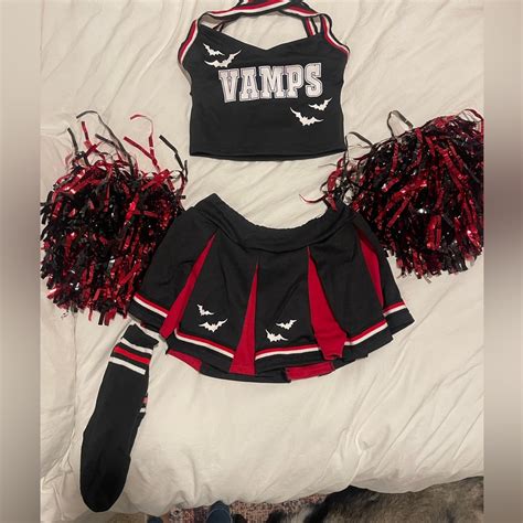 Dolls Kill Vampire Cheerleader Costume Gem