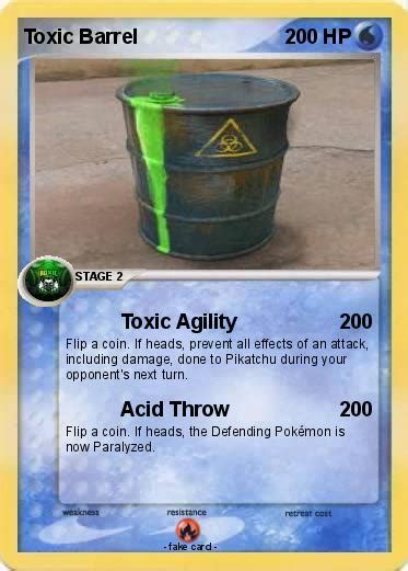 Pokémon Toxic Barrel Toxic Agility My Pokemon Card