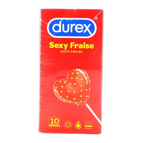 Durex Préservatifs Sexy Fraise