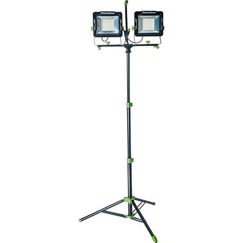 Powersmith Dual Head Led Work Light With Tripod Lumens Model