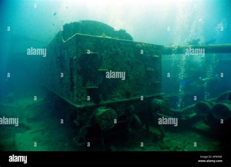 Underwater train on the Thistlegorm shipwreck, Red Sea Stock Photo - Alamy