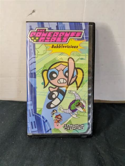 The Powerpuff Girls Bubblevicious Vhs Cartoon Network Clam