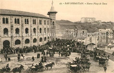 Postkarte Carte Postale San Sebastian Guipuzcoa Nueva Plaza De