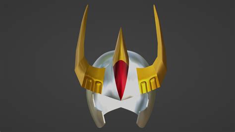 STL File PHOENIX IKKI HELMET ZODIAC KNIGHTS3D Printer Design To