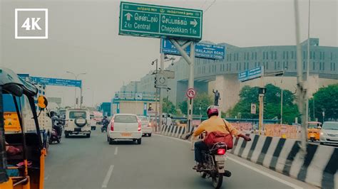 Chennai Traffic Drive City Tour K Youtube