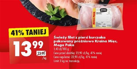 Promocja Wie Y Filet Z Piersi Kurczaka Pakowany Pr Niowo Kraina Mi S