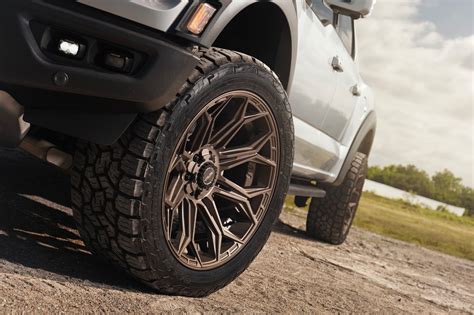 Ford F150 Raptor 4play Wheels 4p83 Bronze 22x10 33x12 5x22 Toyo Tire Stock Suspension 4play Wheels