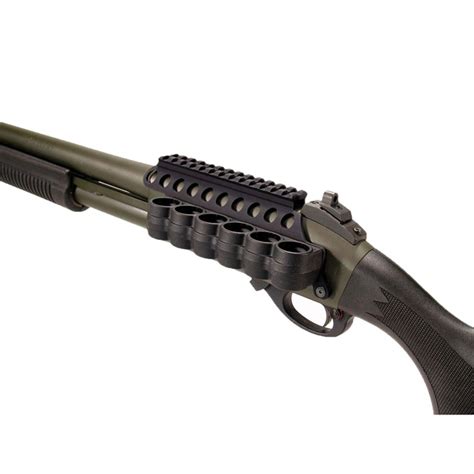 Shotshell Mesa Tactical Products Sureshell Polymer Carrier And Saddle Remington 870 12 Ga 6rd