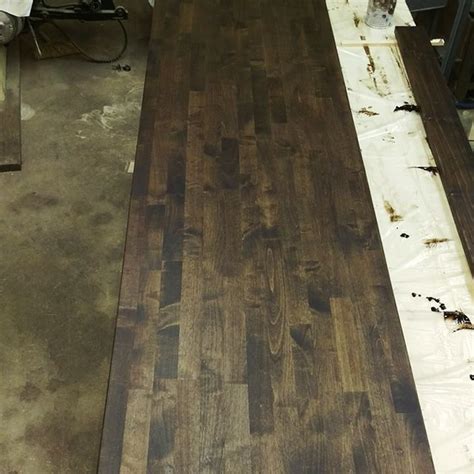 Check out this Waterlox TrueTone countertop. The Color-Infused Tung Oil