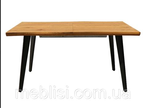 Раскладной стол 120 FRESNO дуб /ножки черные 120(180)X80 (Signal) (ID ...