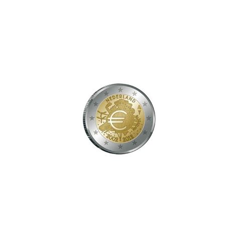 Moneda Holanda Euros X Aniversario Del