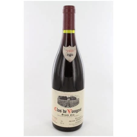 Clos De Vougeot Grand Cru Henri Rebourseau Prix