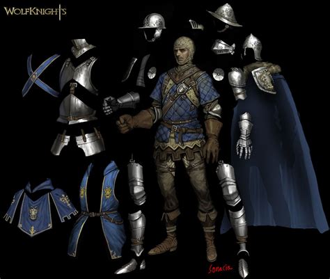 Footman Youngmin Suh Historical Fantasy Game Concept Art Fantasy Armor