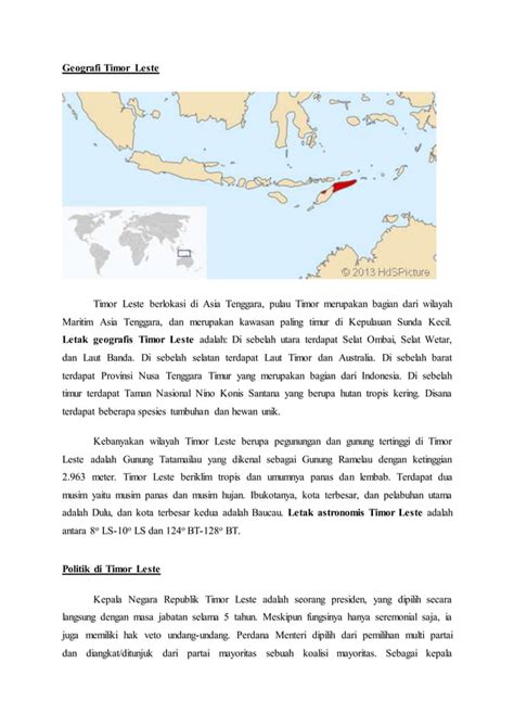 Profil Negara Timor Leste Pdf