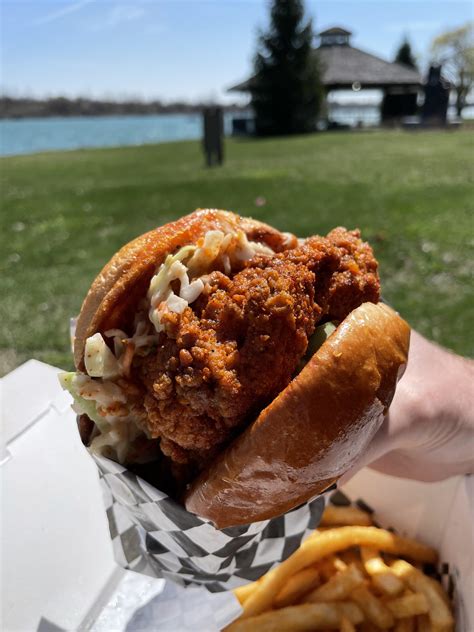 Nashville Hot Chicken Sandwich R FoodPorn