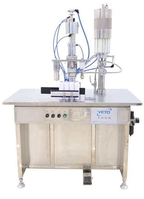 Semi And Automatic Air Freshener Aerosol Can Spray Filling Machine