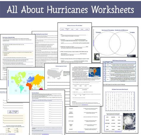 All About Hurricanes Resource Packet Mamas Learning Corner