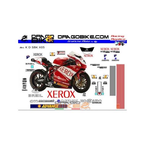 Motorbike Stickers Kit Ducati Sbk Xerox