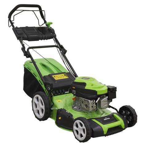 Dellonda Self Propelled Petrol Lawnmower Grass Cutter With Height